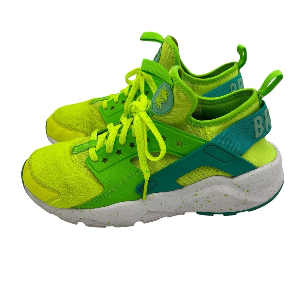 Nike Women's Shoes Huarache Doernbecher Freestyle Kermit Green‎ Size 9 - Picture 3 of 11